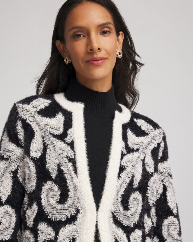 Abstract Fuzzy Cardigan - image 4